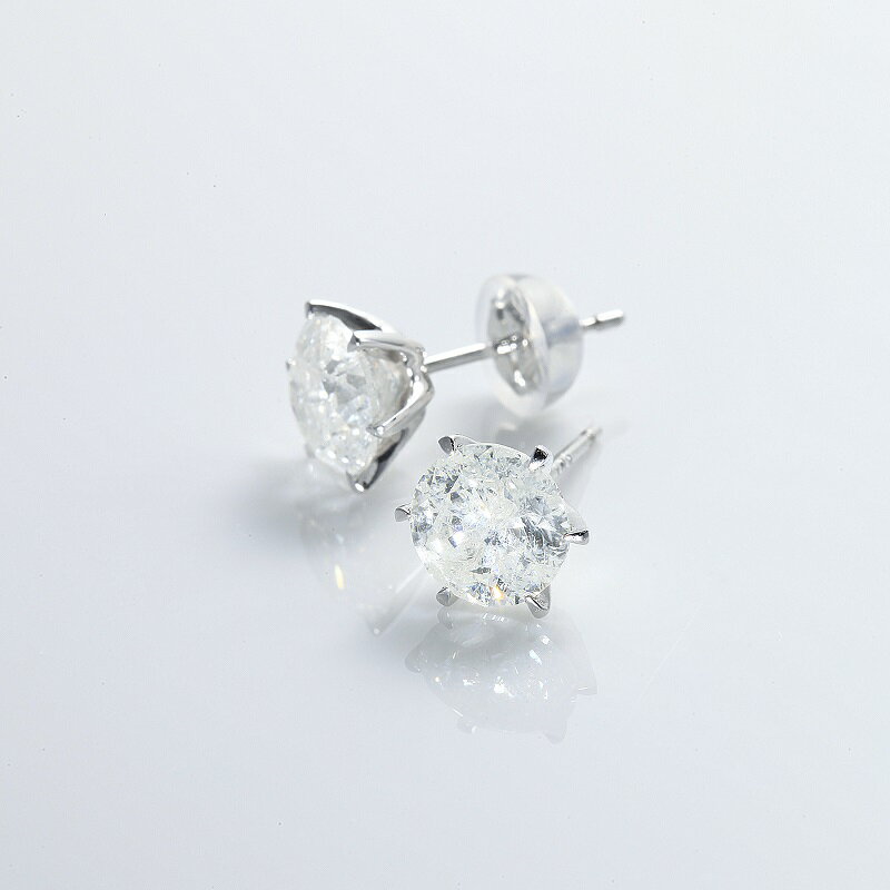 【ふるさと納税】＜ 甲府ジュエリー ＞ ピアス ダイヤモンド ジュエリー レディース アクセサリー 2ct プラチナ PT900 Deliciae ギフト プレゼント 誕生日 記念日 ケース付 バッグ付 鑑別書付 保証書付 k137-071