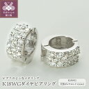 ホワイトゴールド 【ふるさと納税】 イヤリング ピアス ジュエリー レディース アクセサリー ダイヤモンド 0.64ct K18 WG 18金 ホワイトゴールド イヤーカフ リバーシブル ギフト プレゼント ジュエリーケース付 保証書付 k181-017