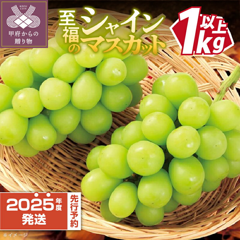 【ふるさと納税】 先行予約 2024年 シャインマスカット 楽天限定 山梨県産 甲府市産 ぶどう フルーツ ...