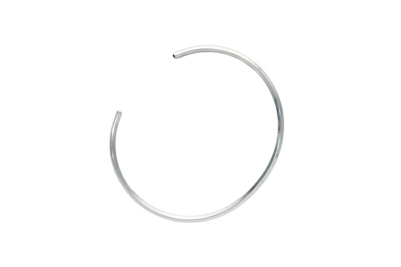 【ふるさと納税】＜ 甲府ジュエリー ＞ ブレスレット バングル ジュエリー レディース アクセサリー シルバー SV999 純銀 シンプル 巾着付 保証書付 k244-001