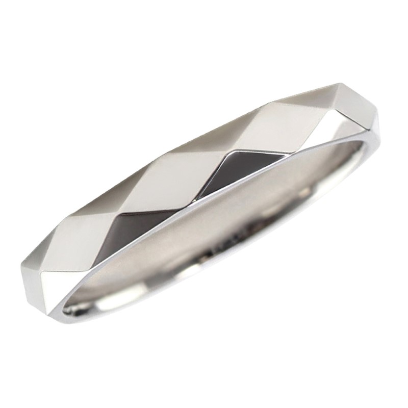 【ふるさと納税】＜ 甲府ジュエリー ＞ リング 指輪 ひし形カット 3mm幅 プラチナ レディース メンズ Pt900 シンプル ミラーカット 結婚指輪 マリッジリング 単品 日本製 甲府市 受注製作 J-454 ジュエリーケース付 保証書付 k287-008