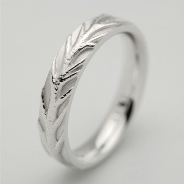 【ふるさと納税】＜ 甲府ジュエリー ＞ リング 指輪 ジュエリー メンズ アクセサリー プラチナ950 白樺の幹 ギフト プレゼント ケース付 保証書付 k290-014