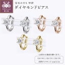 【ふるさと納税】 ピアス ジュエリー レディース アクセサリー 天然ダイヤモンド 計0.5ct 2ピース 選べる地金 K10 ホワイトゴールド イエローゴールド...