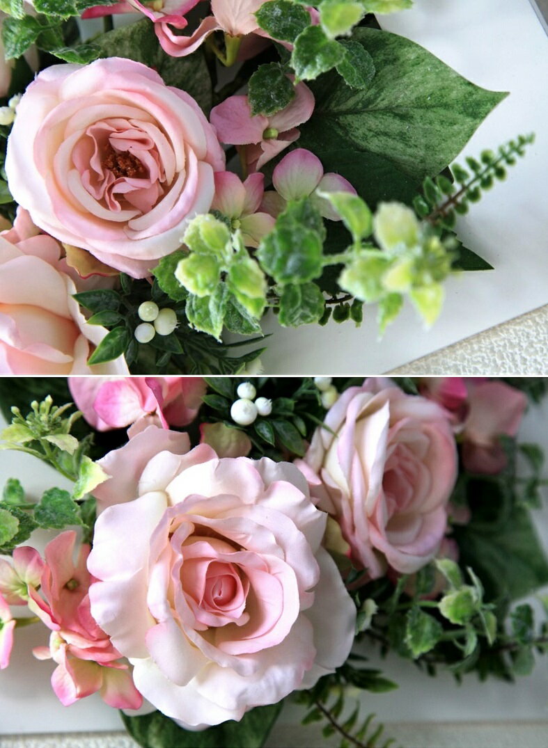 【ふるさと納税】 花 ギフト 母の日 女性 プレゼント フラワー 造花 インテリア 誕生日 黄色 フラワーアレンジメント (フレーム・ピンク)