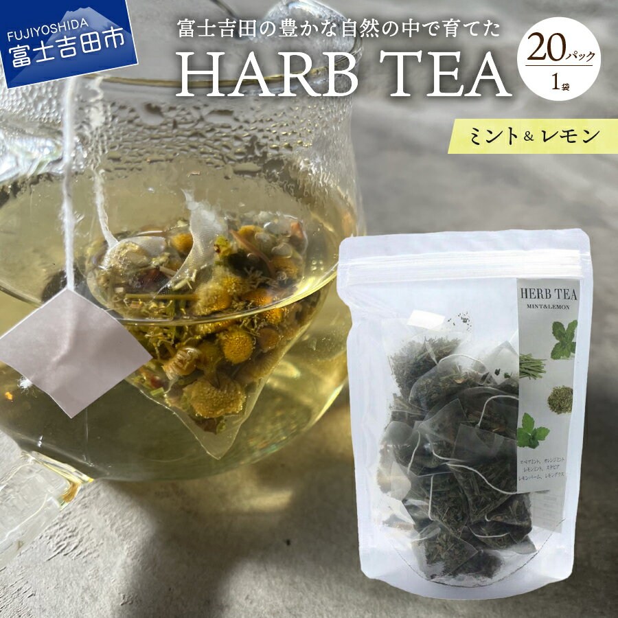 【ふるさと納税】 ハーブティー セット ミント レモン 無農薬 自然栽培 茶葉 ティーバッグ リラックス MYHERBS