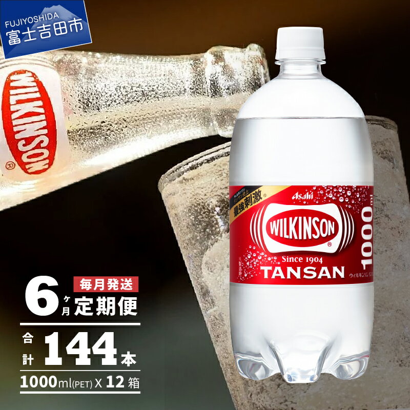  定期便  炭酸水 ウィルキンソン タンサン PET1L×2箱 24本 強炭酸 炭酸飲料 炭酸 ペットボトル アサヒ飲料 ランキング 高評価