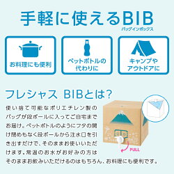 【ふるさと納税】 【選べる お届け回数 単品】天然水 アウトドア 定期便 3か月 6か月 12か月 富士山 バナジウム天然水 Frecious BIB 20L(10L×2パック) アウトドア用品 飲料 山 防災 ウォーター バナジウム キャンプ･･･ 画像2