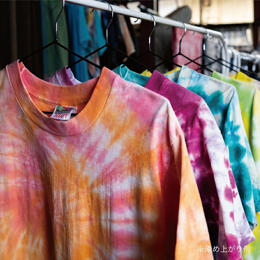 【ふるさと納税】 染色体験 体験チケット 1枚 工業用染色機 Tシャツ ストール のれん タイダイ染め 富士吉田市 f192023-fujiyoshida-10001674 山梨県富士吉田市 サンプル画像3