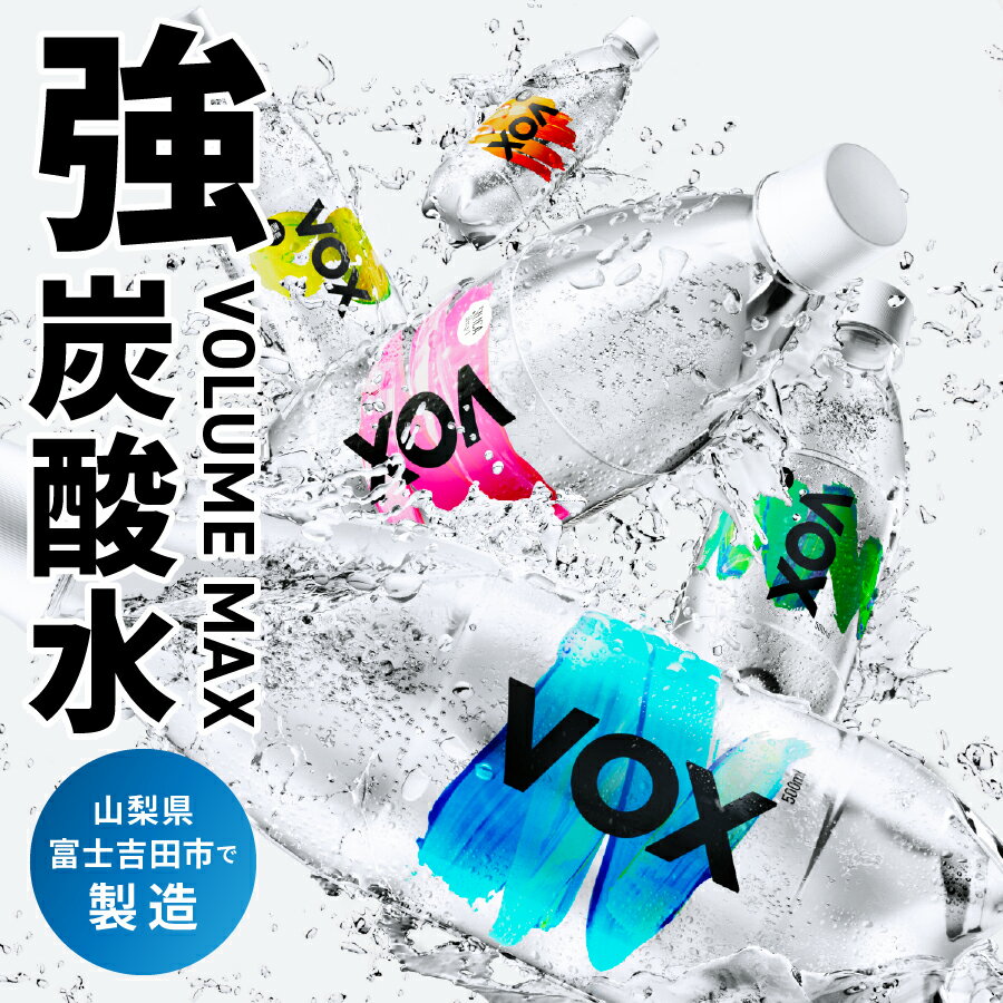 【ふるさと納税】 炭酸水 定期便 【6か月定期便】 VOX 強炭酸水 15本 1000ml バナジウム 強炭酸 無糖 バナジウム強炭酸水 喉越し ハイボール 割り材 国産 ソーダ ダイエット すぐ届く アウトドア キャンプ