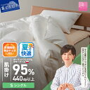 【ふるさと納税】 夏用 サステナブル SDGs 布団 甲州羽毛 軽量 肌掛けふとん 薄手タイプ シングル 寝具 日用品 保温性 ポーランド プレミアム マザーグ...