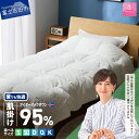【ふるさと納税】 羽毛布団 羽毛掛けふとん 選べる サイズ シングル セミダブル ダブル クイーン キング 銀の糸 お任せカバー付き 日本製 肌掛け アイボリー アイスランド産 アイダーダウン95% 抗菌 防臭 羽毛の宝石 寝具 ふとん 布団 国産 夏用 【甲州羽毛ふとん】