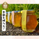 【ふるさと納税】日本みつばちの蜂蜜+西洋みつばちの蜂蜜おまかせ4種セット 100g×4