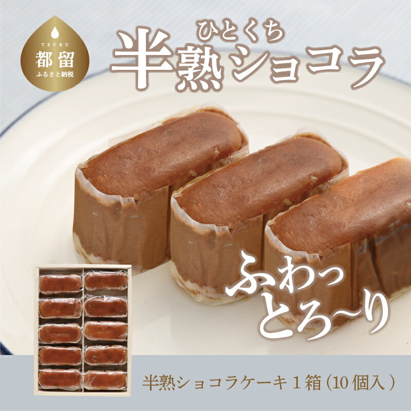 【ふるさと納税】毎年定番人気！半熟ショコラ1箱（10個入り）【ならや】｜スイーツ ケーキ お菓子 洋菓子 送料無料 プレゼント 贈り物 ギフト チーズ お取り寄せスイーツ スイーツギフト 無添加 naraya