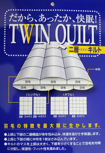 【ふるさと納税】訳アリ 羽毛布団【ポーランド産マザーグース93%】シングル 150×210cm羽毛掛け布団【ダウンパワー410】羽毛 ダウン 羽毛ふとん 掛け布団 綿100% 二層式立体キルト ポーランド産 マザーグースダウン 93%