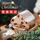 【ふるさと納税】【11月上旬から順次発送】大粒葡萄のシュトーレン 山梨県産ぶどうのレーズン使用 クリスマス【1104688】