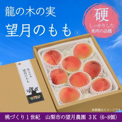 【ふるさと納税】硬めの品種の桃・3K(6~8個)「龍の木の実 望月のもも」【配送不可地域:離島】【1495522】 【ふるさと納税】硬めの品種の桃・3K(6~8個)「龍の木の実 望月のもも」【配送不可地域:離島】【1495522】