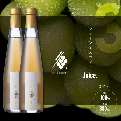 【ふるさと納税】クエン酸入りシャインマスカットスパークリングジュース 300ml×2本 果汁 100% 山梨 ...