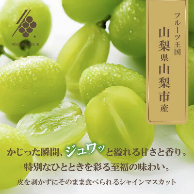 【ふるさと納税】【先行予約2026年発送】 シャインマスカット 4～6房(計約2.4kg)【訳あり】【配送不可地域：離島・沖縄県】【1567962】