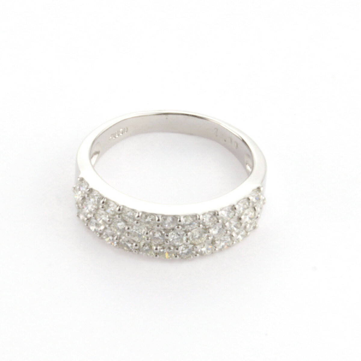 プラチナ950 ダイヤ1.0ct パヴェ リング R639DI-P2[サイズ:8号〜16号(0.5刻み可)] 指輪 レディース ファッション ギフト プレゼント 誕生日 記念日 お祝い エレガント おしゃれ 大人 ケース付 ラッピング アクセサリー ジュエリー 鑑別書付 保証書付