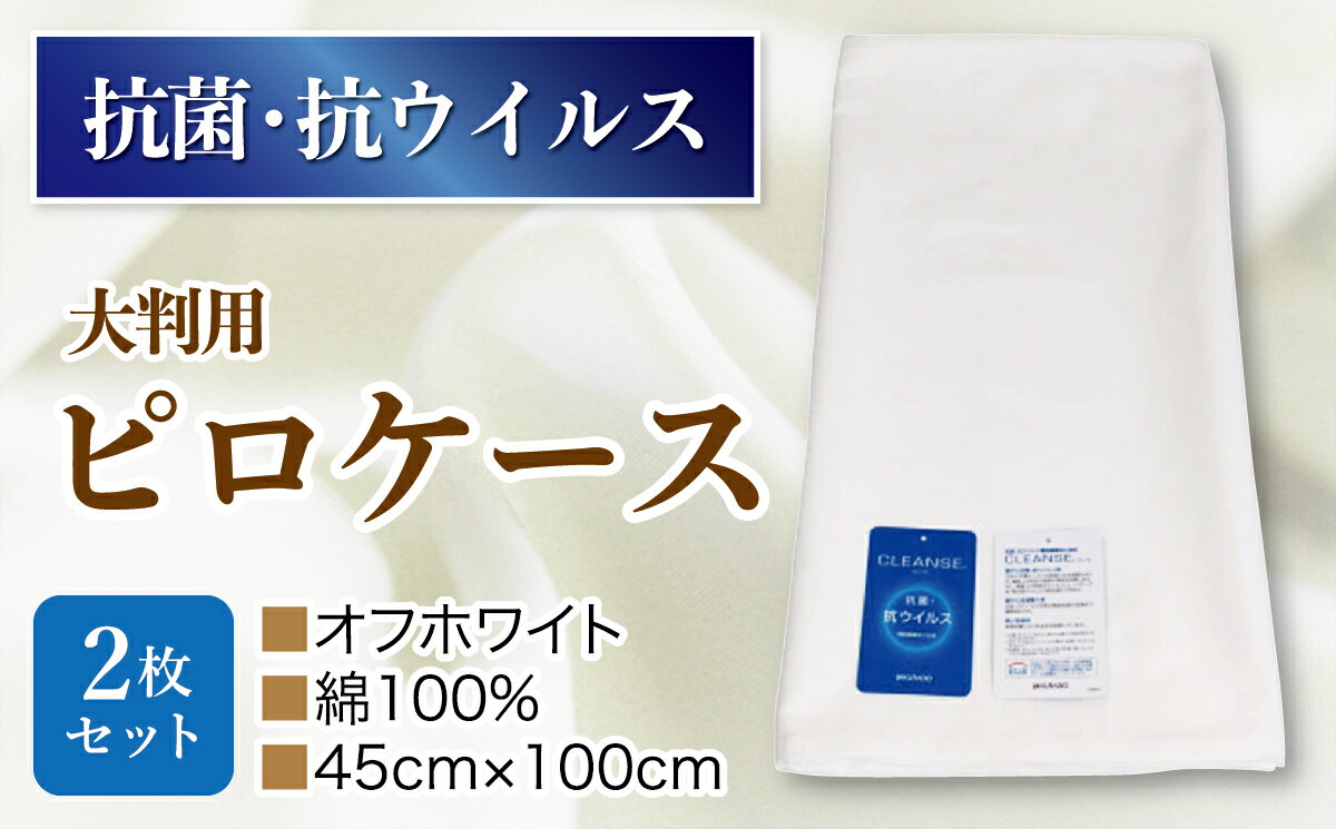 23位! 口コミ数「0件」評価「0」スリープ・ドリーム専用ピロケース・2枚セット　（抗菌・抗ウイルス加工）　オフホワイト