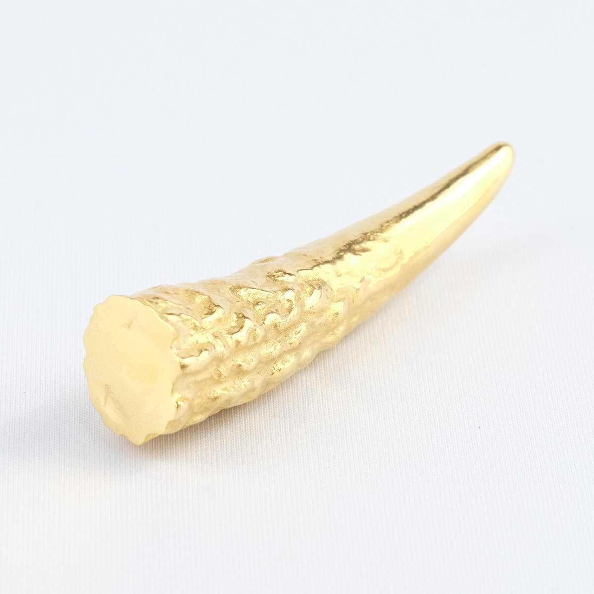 【ふるさと納税】K24　24金　金　純金　黄金　山吹色　金色　ゴールド　gold　Au　aurum 地金　金無垢　金塊　純金小物　金の置物　金製品　金のオブジェ　金運　財運　幸運　運気上昇　ご利益　お守り　鹿の角のフィギュア(小)　インテリア