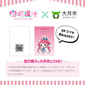 【ふるさと納税】【大月市限定ボイス】ご当地Vtuber宝灯桃汁 山梨首都化Tシャツ(黒/桃汁書道ver)