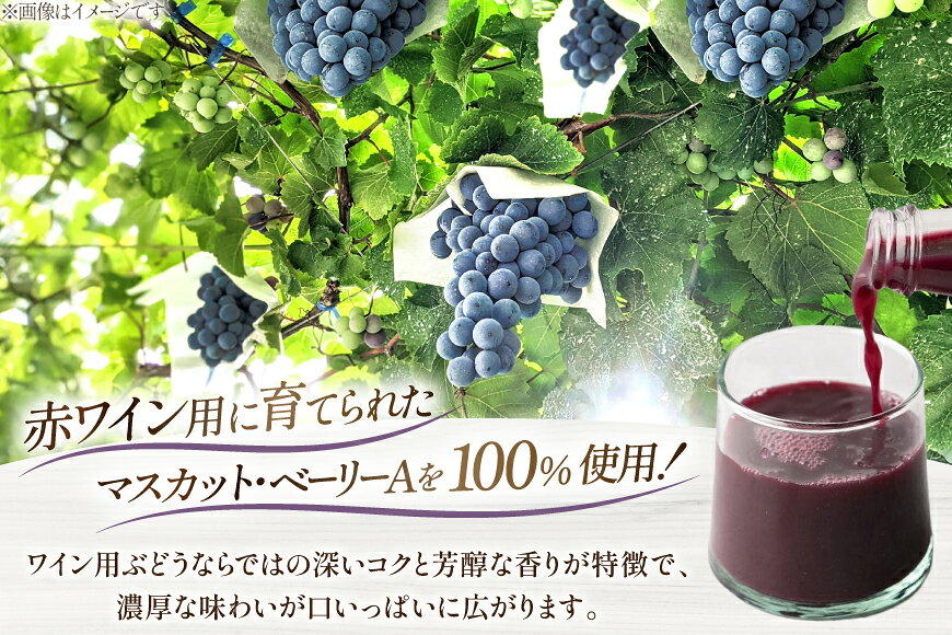 【ふるさと納税】 ジュース ぶどう 選べる 回数 3回 6回 12回 定期便 100％ ストレート 国産 韮崎ブドウジュース 720ml 2本 [creation farm 山梨県 韮崎市 20745520]ぶどうジュース 葡萄 ストレートジュース マスカットベーリーA 農園 送料無料