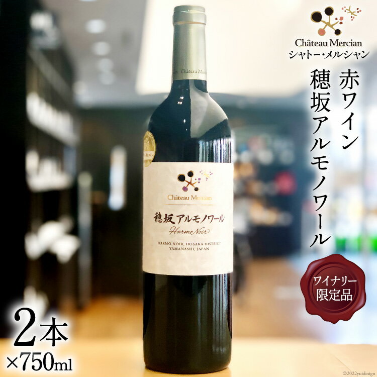 【ふるさと納税】赤ワイン 穂坂アルモノワール 750ml×2