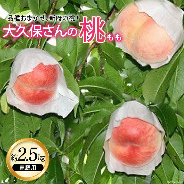 10位! 口コミ数「6件」評価「3.83」大久保さんの桃　約2.5kg（家庭用）山梨県産　もも [大久保桃園 山梨県 韮崎市 20742133]