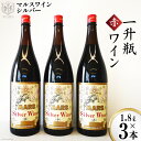 【ふるさと納税】 ワイン 赤 赤ワイン マルスワインシルバー ミディアムボディ 一升瓶 1.8L 1800ml 12度 3本 セット お酒 ぶどう 果実酒 山梨...