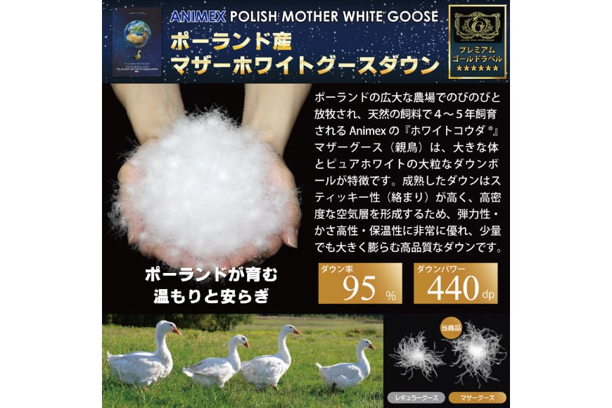 【ふるさと納税】 羽毛布団 マザーグース 羽毛...の紹介画像2