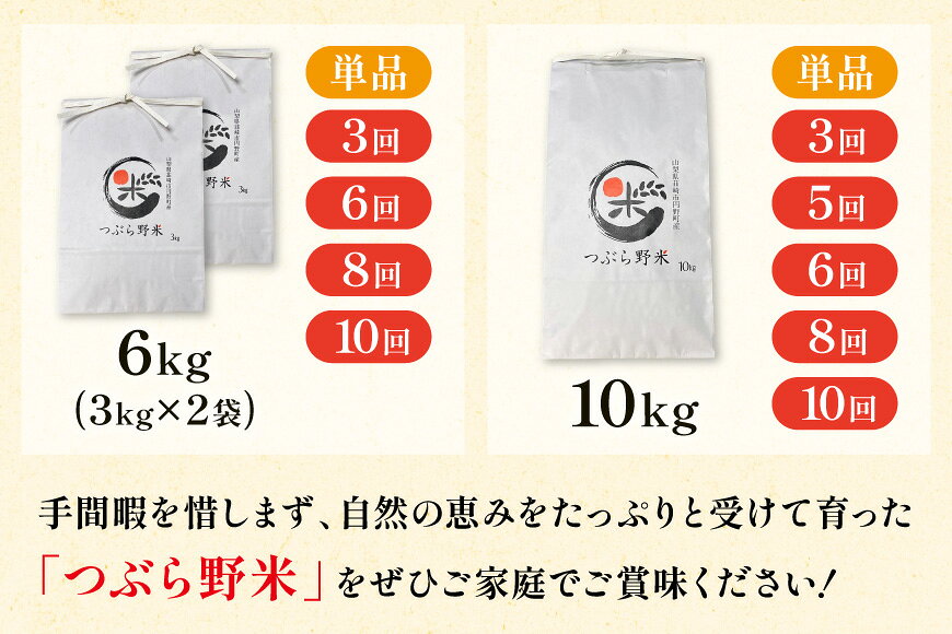 【ふるさと納税】 米 令和8年産 コシヒカリ つぶら野米 3kg 5kg 6kg 10kg 白米 精米 定期便 選べる お米 米 8年産 3ヶ月 6ヶ月 こしひかり 定期 こめ コメ おこめ 3キロ 5キロ 6キロ 10キロ [つぶら野米 山梨県 韮崎市 20745134] f192074-nirasaki-10000025 山梨県韮崎市 サンプル画像3