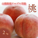 【ふるさと納税】〈先行予約〉南アルプスの厳選とれたて「桃」2kg＜出荷開始：2024年7月10日～8月10日＞【先行予約 フルーツ 桃 南アル..