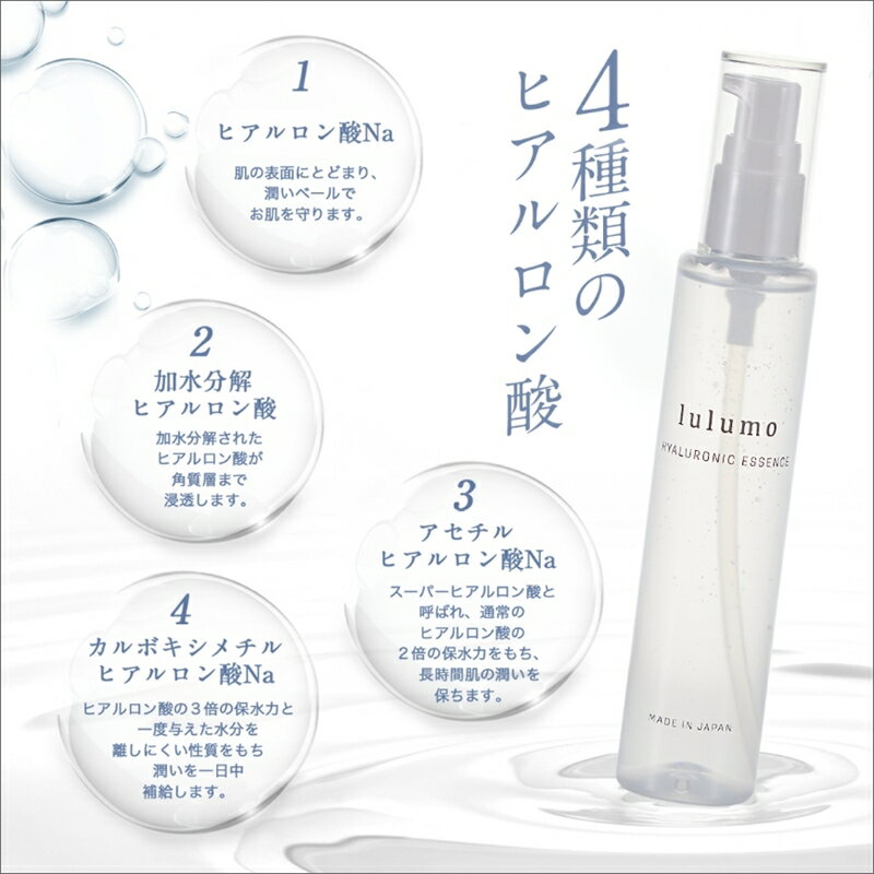 【ふるさと納税】 2-9-67 【定期便】lulumoヒアルロン酸原液　2回　100ml×2回　3カ月に1回お届け ふるさと納税 化粧水 化粧 女性 ヒアルロン酸 おすすめ 山梨県 南アルプス市 送料無料 ALPBU003