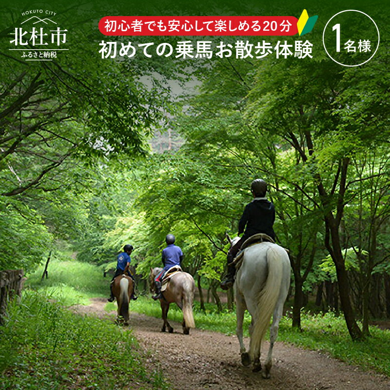 【ふるさと納税】 乗馬体験 乗馬 乗馬散歩 馬 自然 初心者も安心 体験