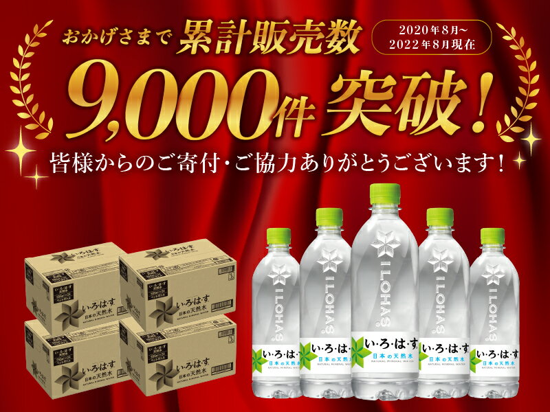 【ふるさと納税】 い・ろ・は・す 北杜市白州産 天然水 540ml 24本 1ケース いろはす 水 飲料 飲料水 ミネラルウォーター コカ・コーラ ドリンク ペットボトル ベビー 防災 キャンプ アウトドア 500ml以上 山梨県 北杜市 玄関 配達 仕送りギフト