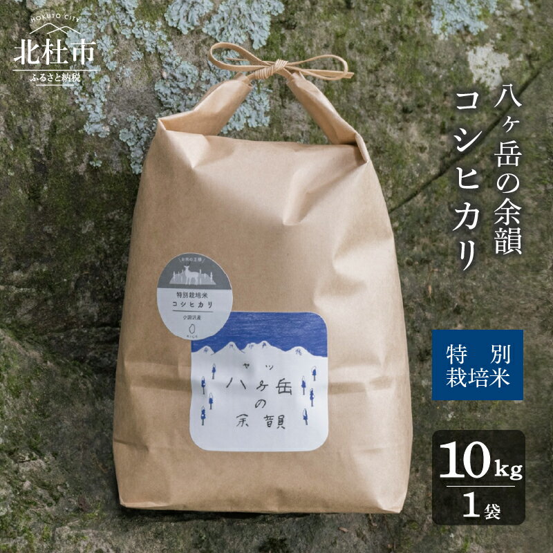 【ふるさと納税】 米 令和5年度 白米 10kg コシヒカリ 八ヶ岳の余韻 特別栽培米 山梨県北杜市 送料無料