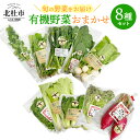 【ふるさと納税】 有機野菜 おまかせ 8種 セット 新鮮 九州屋ファーム 明野 山梨県 北杜市 仕送りギフト