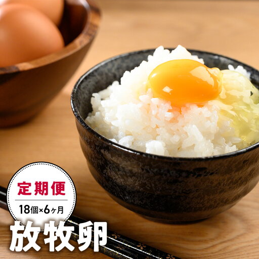 【ふるさと納税】定期便 放牧卵 18個×6ヶ月 卵 たまご タマゴ 玉子 鶏卵 山梨 黒富士農場 産みたて 新鮮 自然卵 放牧卵 たまごかけご飯 平飼い 定期便 冷蔵 甲斐市 B-21 【ふるさと納税】定期便 放牧卵 18個×6ヶ月 卵 たまご タマゴ 玉子 鶏卵 山梨 黒富士農場 産みたて 新鮮 自然卵 放牧卵 たまごかけご飯 平飼い 定期便 冷蔵 甲斐市 B-21