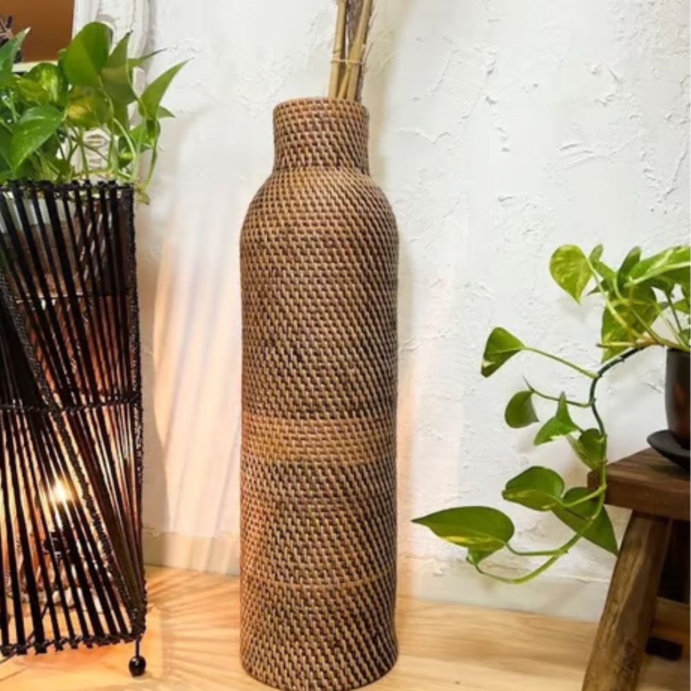 Rakuten - 【ふるさと納税】ロンボク島のラタンビンカットバスケット（60cm） 山梨県 甲斐市 BV-63