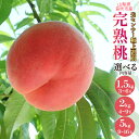 【ふるさと納税】【2026年発送★先行予約】笛吹市産 こだわりの 桃 約1.5kg ~ 約5.0kg 〈選べる内容量〉沖縄・離島配送不可 期間限定 もも ピーチ 人気 贈答 ギフト 中元 お盆 帰省 果物 フルーツ 山梨県 リピート 高評価 芳醇 選別 送料無料 090-010