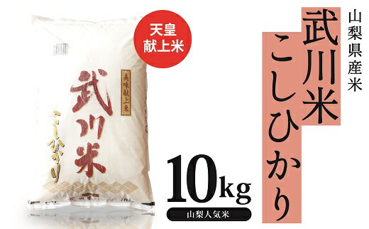【ふるさと納税】山梨県産 武川米コシヒカリ 10kg