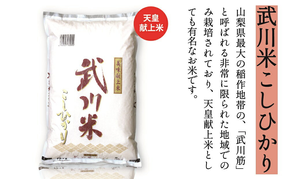 【ふるさと納税】山梨県産 武川米こしひかり5kg 米...