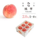 【ふるさと納税】【2026年発送★先行予約】山梨一宮産 朝採り新鮮桃 2.0kg (5~8玉)★ ふるさと納税 人気 おすすめ ランキング もも 桃 笛吹市 国産 人気 期間限定 果物 フルーツ 旬 山梨県 送料無料 122-010