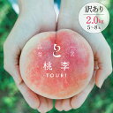 【ふるさと納税】【2026年発送★先行予約】【訳あり】笛吹市一宮町の朝採り桃 2.0kg (5~8玉) ふるさと納税 人気 おすすめ ランキング もも 桃 笛吹市 訳あり 国産 人気 期間限定 果物 フルーツ 旬 山梨県 送料無料 122-012-26y ※冷蔵配送 ※関東地域以外は発送不可