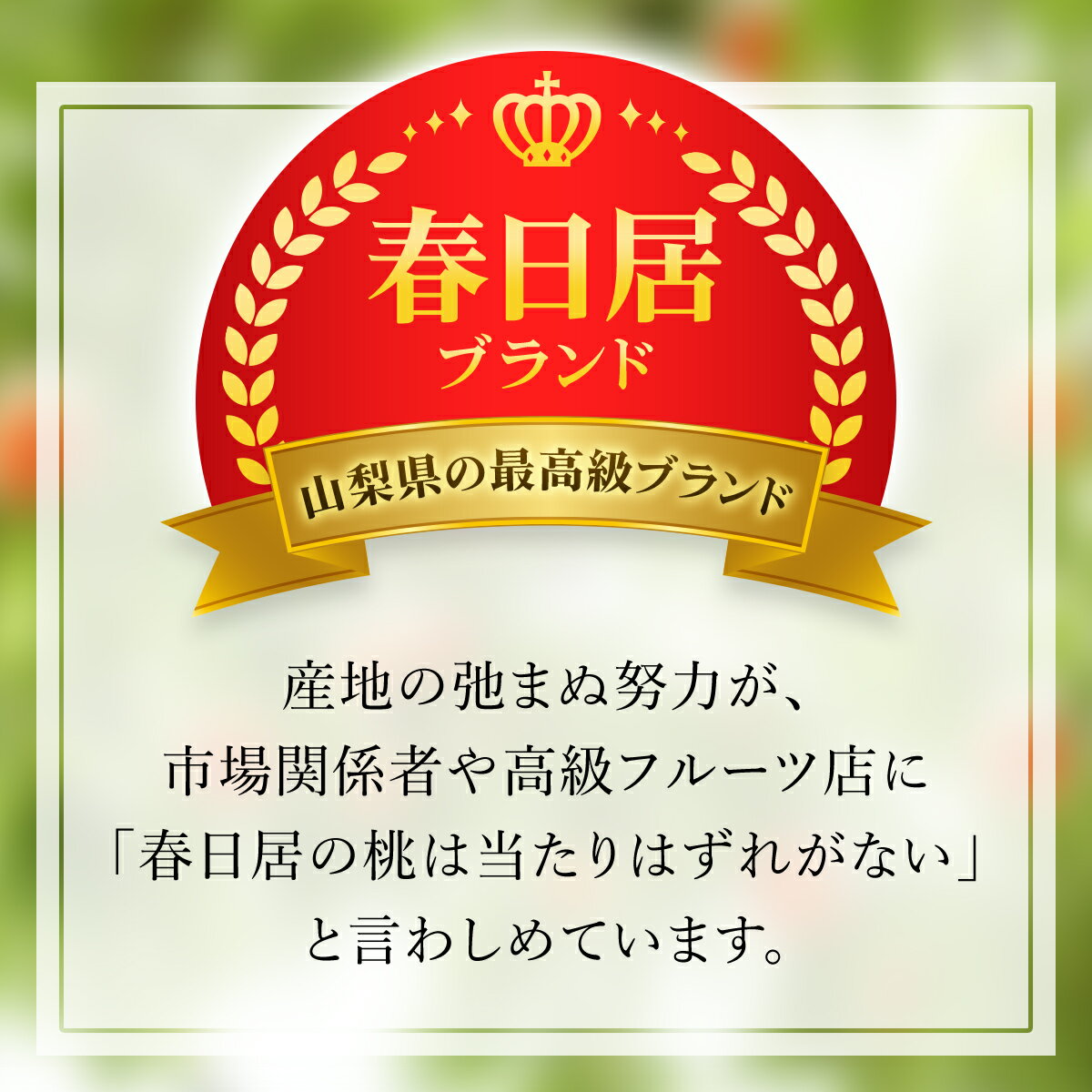 【ふるさと納税】＜2024年先行予約＞≪山梨直送≫山梨産「春日居の桃」特秀品・中玉3玉×1箱　合計0.7kg ふるさと納税 人気 おすすめ ランキング もも 桃 国産 人気 期間限定 果物 フルーツ ギフト 贈り物 プレゼント 旬 山梨県 笛吹市 送料無料 203-003