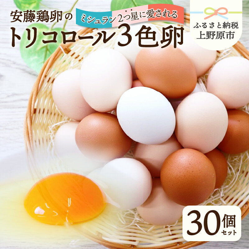 [父の日] たまご 卵 生卵 卵かけご飯 お歳暮 高級 高級卵 濃厚鶏卵 新鮮 セット ミシュラン 安藤鶏卵のこだわり卵 30個 プレゼント 贈答 贈り物 送料無料 山梨県 上野原市