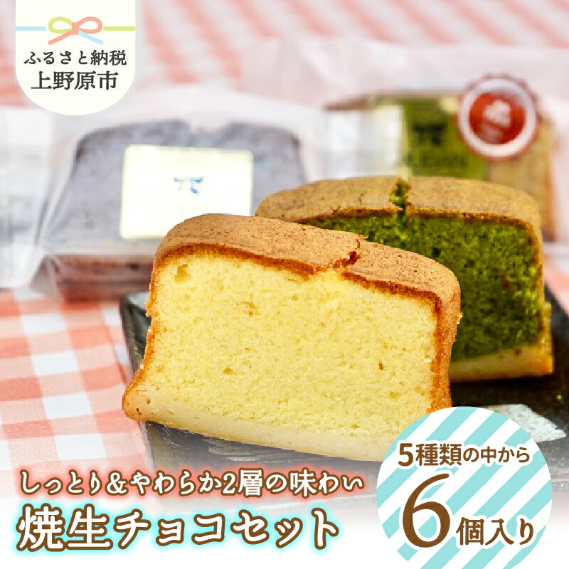 【ふるさと納税】 焼生チョコ 6個セット しっとり 2層 甘さ控えめ 優しい味 父の日 母の日 贈り物 ギフト プレゼント 送料無料 ※沖縄県、離島不可･･･