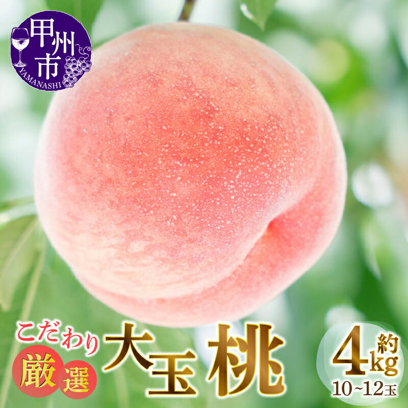 ふるさと納税 特秀品！三豊市生まれの絶品桃（約４kg）_M102-0015 香川県三豊市 ふるさと納税 特秀品！三豊市生まれの絶品桃（約４kg）_M102-0015 香川