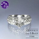 14位! 口コミ数「0件」評価「0」 指輪 リング ジュエリー pt950 天然 ダイヤ 1.0ct フラワー パヴェ プラチナ 高級 レディース SIクラス ダイヤモンド 贅･･･ 